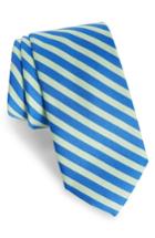 Men's Southern Tide Striped Cotton & Silk Tie, Size - Blue