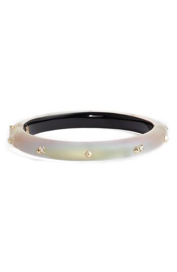 Women's Alexis Bittar Golden Stud Hinge Bracelet