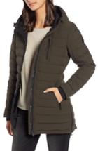Women's Moose Knuckles Rockcliff Quilted Down Coat - Green