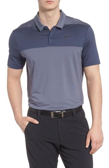 Men's Nike Golf Dry Color Polo - Grey