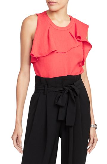 Women's Rachel Roy Collection Ruffle Neck Top