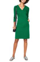Women's Boden Bronte Ottoman Dress - Green