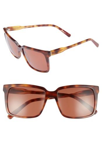 Women's Ed Ellen Degeneres 56mm Gradient Square Sunglasses - Tortoise