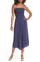 Women's First Monday Smock Jumpsuit - Blue