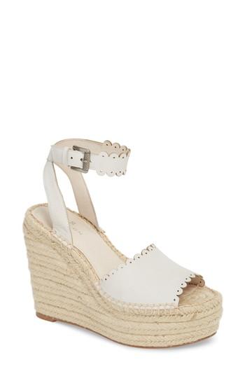 Women's Caslon Adare Espadrille Wedge .5 M - White