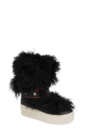 Women's Ash Cool Genuine Shearling Boot Eu - Black
