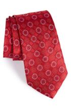 Men's Nordstrom Heptagon Silk Tie, Size X-long - Red