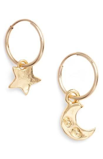 Women's Britt Bolton Moon & Star Drop Earrings