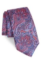 Men's Nordstrom Men's Shop Printemps Paisley Silk Tie, Size - Red