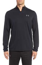Men's Under Armour Threadborne Quarter-zip Performance Shirt, Size - Black