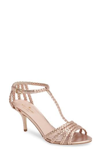 Women's Kate Spade New York Sullivan Strappy Sandal M - Metallic