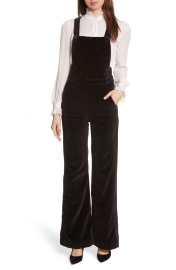 Women's Frame Le Velveteen Jumpsuit - Grey