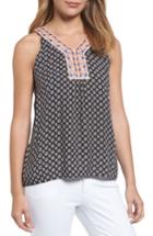 Women's Thml Embroidered Halter Style Top - Blue