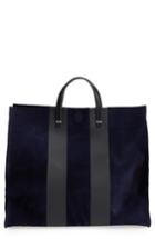 Clare V. Simple Leather Tote - Blue