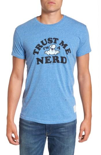 Men's Retro Brand Nerds Graphic T-shirt