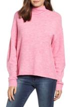 Women's Leith Cozy Mock Neck Sweater, Size - Pink