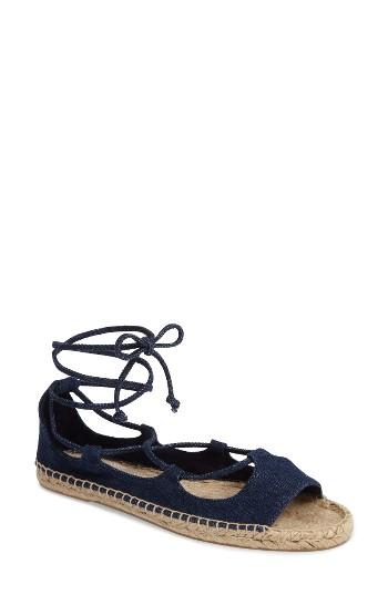 Women's Soludos Biarritz Open Toe Espadrille Flat