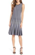 Women's Nic+zoe Triangle Knit Twirl Dress - Blue