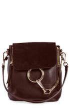 Chloe Small Faye Suede & Leather Backpack - Brown