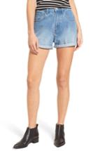 Women's Unionbay Ub Tab Denim Shorts - Blue