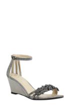 Women's J. Renee Mariabelle Ankle Strap Sandal .5 B - Metallic