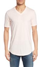 Men's Goodlife Scallop Hem V-neck T-shirt - Pink