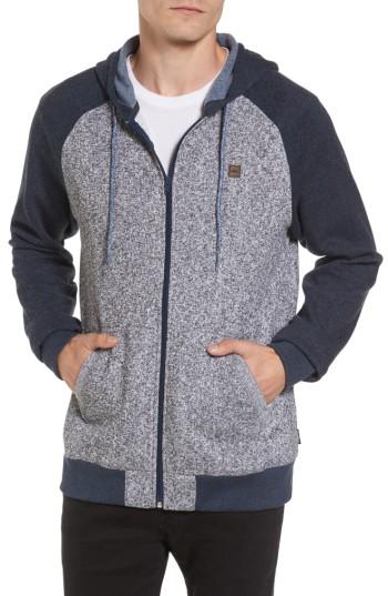 Men's O'neill The Standard Zip Hoodie, Size - Blue