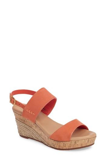 Women's Ugg Elena Platform Wedge Sandal M - Orange