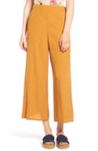 Women's Leith High Waist Crop Wide Leg Pants - Orange