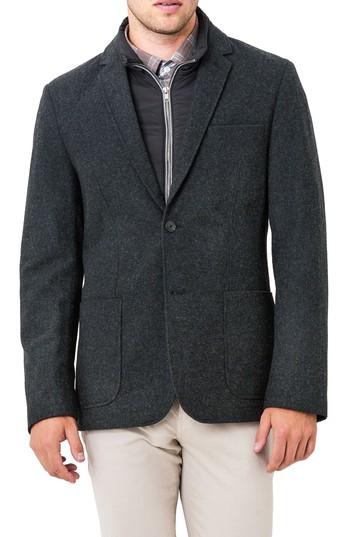 Men's 7 Diamonds Transit Casual Blazer - Black