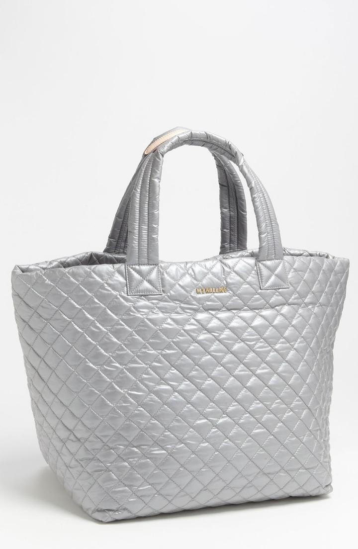Mz Wallace Large Metro Tote - Metallic