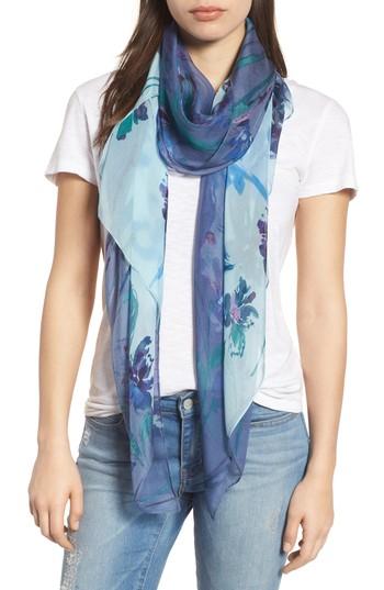 Women's Nordstrom Silk Chiffon Oblong Scarf