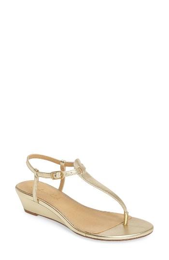 Women's Splendid Justin Wedge Sandal .5 M - Metallic