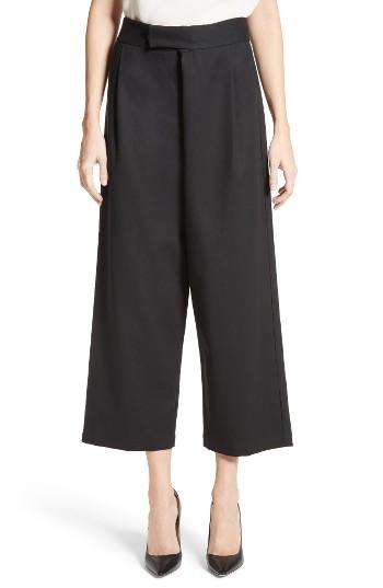 Women's Co Gabardine Wrap Front Crop Pants