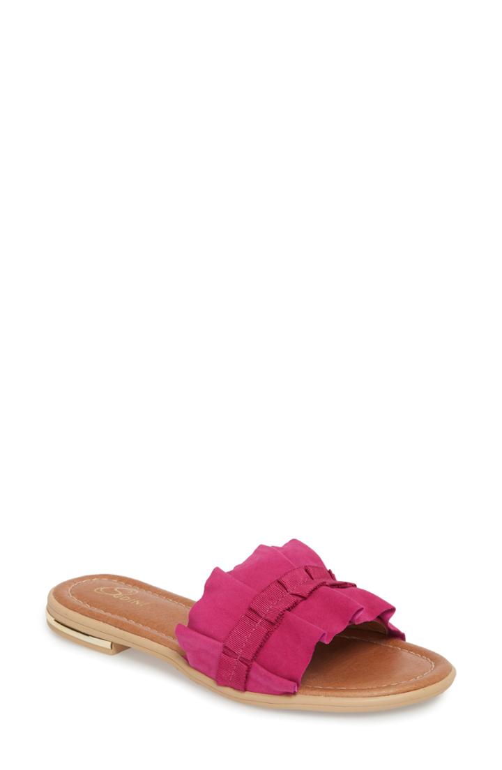 Women's Sudini Ravenna Slide Sandal .5 M - Pink