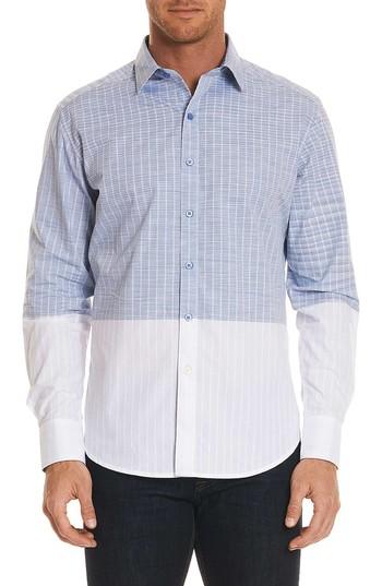 Men's Robert Graham Cano Classic Fit Sport Shirt - Blue