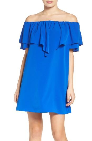 Women's A By Amanda Birch Shift Dress - Blue