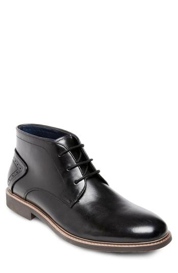 Men's Steve Madden Backster Plain Toe Chukka Boot M - Black