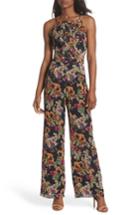 Women's Adelyn Rae Penelope Floral Print Jumpsuit - Blue