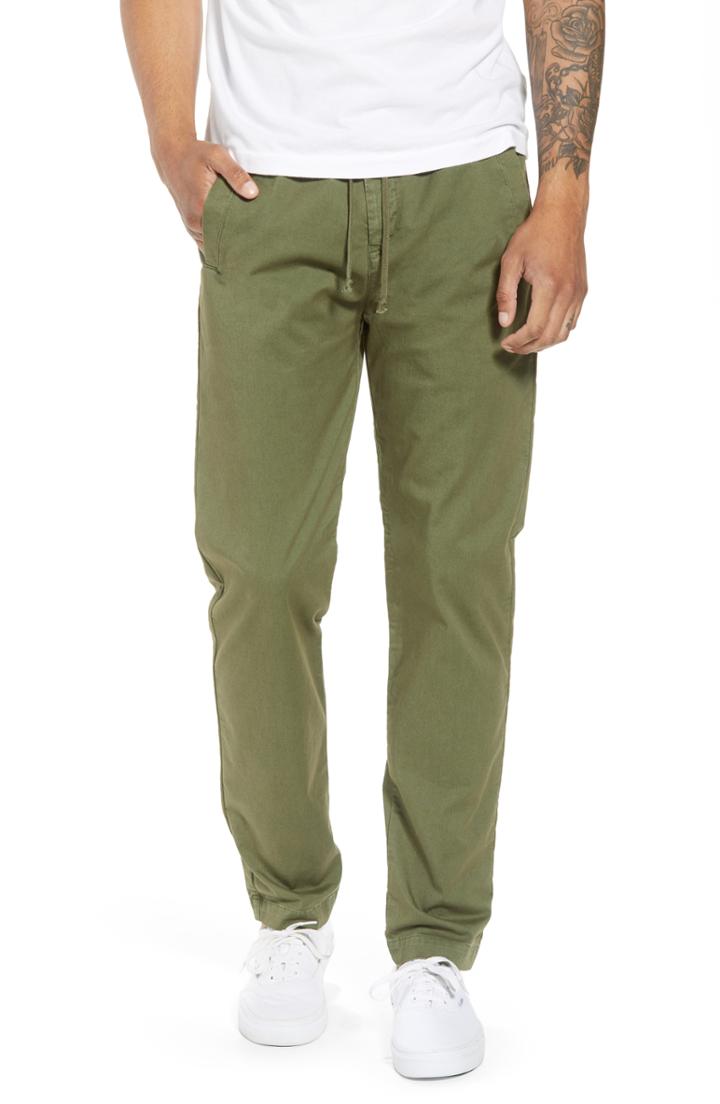 Men's Wax London Alston Slim Fit Chinos - Green
