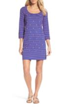 Women's Lilly Pulitzer Merrit Beaded T-shirt Dress - Blue