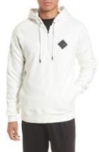 Men's Nike Jordan Flight Aj9 Quarter Zip Hoodie - White