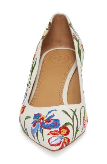Women's Tory Burch Elizabeth Pointy Toe Pump M - White