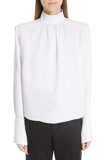 Women's Marc Jacobs Flare Cuff Silk Top - Ivory