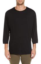 Men's Twenty Three Quarter Sleeve T-shirt - Black