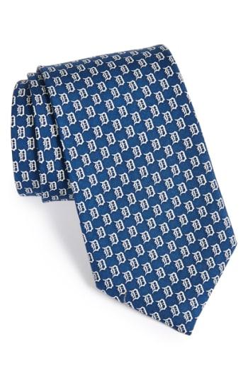 Men's Vineyard Vines 'detroit Tigers - Mlb' Woven Silk Tie