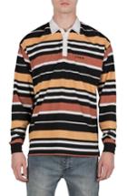 Men's Zaberobe Initials Rugby Polo - Black