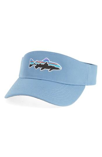Men's Patagonia Fitz Roy Trout Visor - Blue