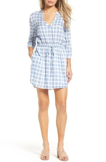 Women's Bb Dakota Daniella Plaid Shirtdress - Blue