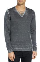 Men's John Varvatos Star Usa V-neck Sweater - Grey